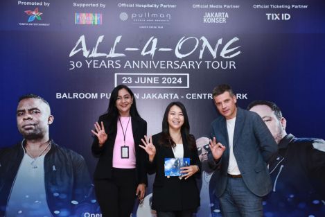 Tomita Entertainment Persembahkan Konser 30 Tahun Boyband “All-4-One” di Jakarta, Christian Bautista Akan Jadi Opening Act